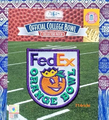 2006 FedEx Orange Bowl Patch Penn State Nittany Lions Vs Florida State Seminoles • $17.99