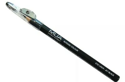 £3 • Buy MUA Black Eyeliner Pencil Intense Colour Jet Black With Sharpener £3