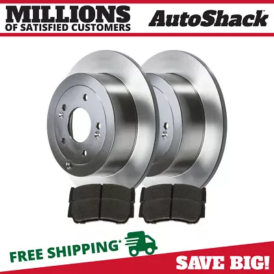 $70.91 • Buy Rear Brake Rotors & Pads For 2007 2008 2009 Hyundai Santa Fe 2.7L 3.3L V6