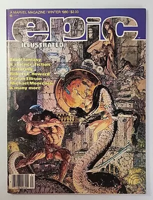 Epic Illustrated #4 Marvel Magazine Of Adult Fantasy 1980 | Moorcock Howard • $6.99