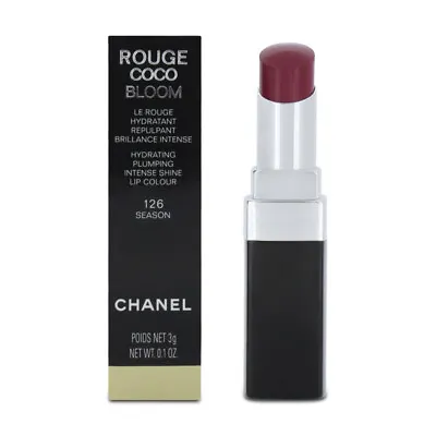 Chanel Rouge Coco Bloom Intense Shine Lip Colour Lipstick 126 Season 3g • £35.50