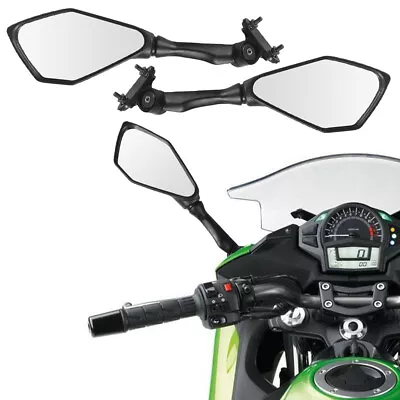 For 04-10 Kawasaki Ninja ZX10R ZX 10R 2004 2005 2006 2007 Pair Of Mirrors US • $24.88