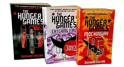 The Hunger Games 3 Book Trilogy By Suzanne Collins P/B Books Complete Set • $27.25