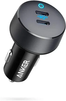 Anker 40W 2-Port USB C Car Charger Type C Car Adapter Power Delivery For IPhone • £17.99