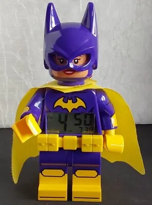 Lego The Batman Movie 10  Batgirl Clock Electronic Digital Alarm W/Light Up LCD • $20.38