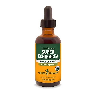 Herb Pharm Certified Organic Super Echinacea Liquid Extract Drops2Oz • $23.85
