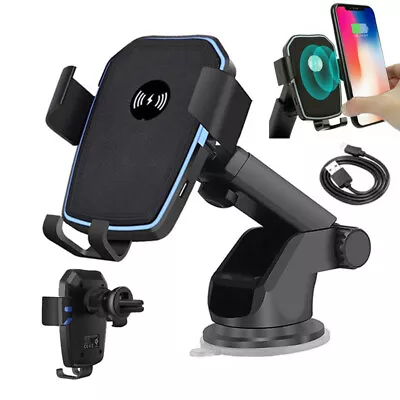 Wireless Car Charger Air Vent Mount Holder Stand Fast Charging For Cell Phone US • $14.99
