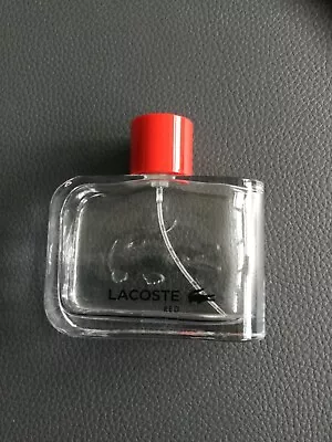 Lacoste Red Aftershave Bottle (empty Bottle) 75ml. • £2.50