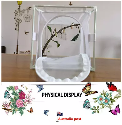 $14.39 • Buy Professional Butterfly Habitat Insect Cage Caterpillar Enclosure Outdoor Small