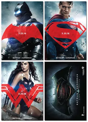$6.49 • Buy BATMAN V SUPERMAN Movie - 3 Card Promo Set - Wonder Woman
