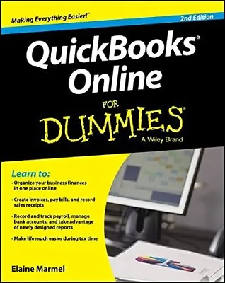 QuickBooks Online For Dummies Marmel Elaine • £3.64