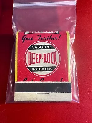 Matchbook - Deep-rock Gasoline & Motor Oils - Lancaster Wi - Unstruck! • $12.99