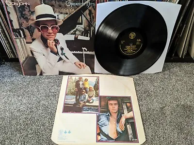 £4.99 • Buy Elton John - Greatest Hits (1972 Vinyl LP DJH 20442) VG+/VG