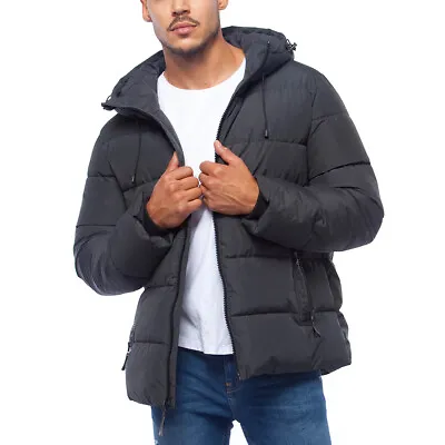Rokka&Rolla Men's Heavy Puffer Jacket Winter Bubble Coat Thermal Heat Reflective • $70