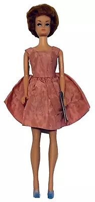 Vintage Fashion Queen Barbie Doll Midge Body Patented Japan Bubblecut Wig Purse • $69.99