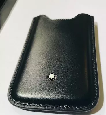 NEW Authentic MONTBLANC POCKET IPHONE 5 COVER  BOX/PAPERS  • $260