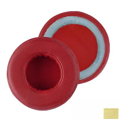 Geekria Protein Leather Ear Pads For Monster Beats Pro Detox Headphones (Red) • $15.99