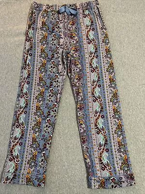 Vera Bradley Small Women's  Multicolor Paisley Print Pajama Lounge Pants Stretch • $7.16