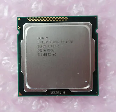 Intel Xeon E3-1270 3.4GHz Quad Core 8MB LGA1155 CPU Processor ~ FREE SHIP • $19.99