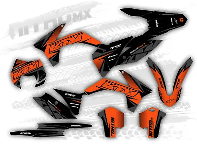 NitroMX Graphic Kit For KTM EXC EXC-F 125 250 300 350 450 2012 2013 Enduro Decal • $252.89