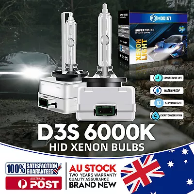 2X D3S 6000K 35W HID Xenon Headlight Globe For Jeep Grand Cherokee 2014 - 2018! • $46.48