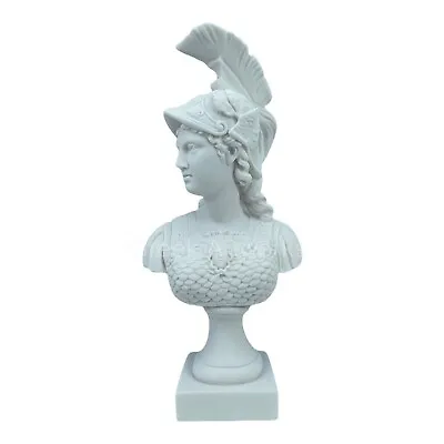 $104.60 • Buy Athena Minerva Bust Head Greek Roman Goddess Cast Marble Sculpture Statue 14.57 