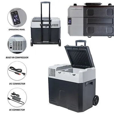 Portable Travel Car Refrigerator Freezer Truck Fridge Cooler Camping 12V 24V US • $299.99