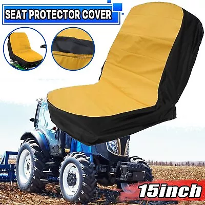 15”Waterproof Heavy Duty Excavator Forklift Tractor Mower Seat Cover Protector • $31.67