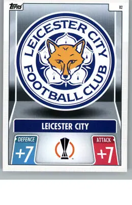 2021-22 Topps Match Attax UCL -  82 Team Badge - Leicester City FC • $1.75