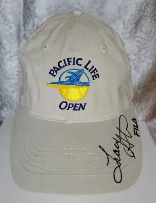 Pacific Life Open Tennis Tournament Khaki Hat Autographed Tracy Austin Fila Cap • $30.88