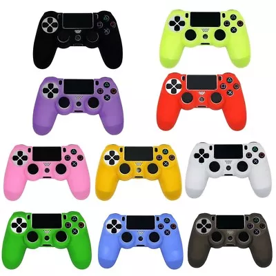 $7.18 • Buy Silicone Controller Case Ps4 Dualshock 4 Cover Grip Joystick Rubber Caps*^AU^