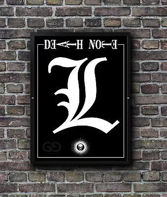 Death Note L Poster Manga Print Anime Japanese High Quality Wall Art Gift Idea • £6.95