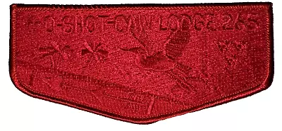 Lodge # 265 O-Shot-Caw South Florida S-52 Red Ghost Vigil Honor OA Flap MINT • $9.99