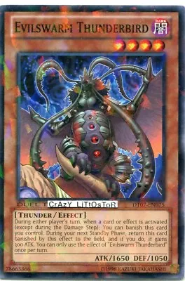 Yu-gi-oh Evilswarm Thunderbird Duel Terminal Common Mint  Dt07-en075 • $3