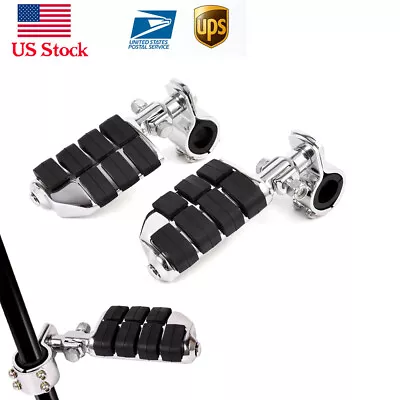 1-1/4  Highway Pegs Foot Pedal Crash Bar For Harley Touring Motorcycle Cruiser • $28.99