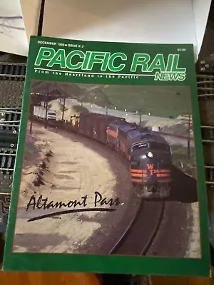 Pacific Rail News #313 1989 December Altamont Pass THe Northwoods 1980 Alco F-un • $5