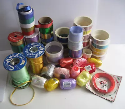 Curling Ribbon Large Lot Of Mixed Ribbon Some Vintage Hallmark New And Used • $17.99