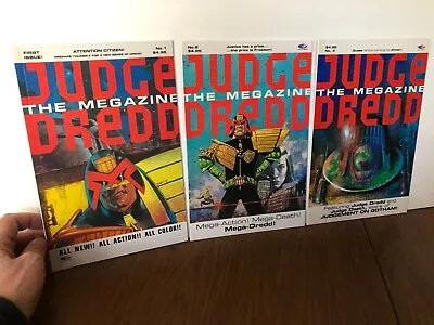 Judge Dredd The Megazine #1 2 3 #1-3 1991 Fleetway Comics NM/Mint • $12.99