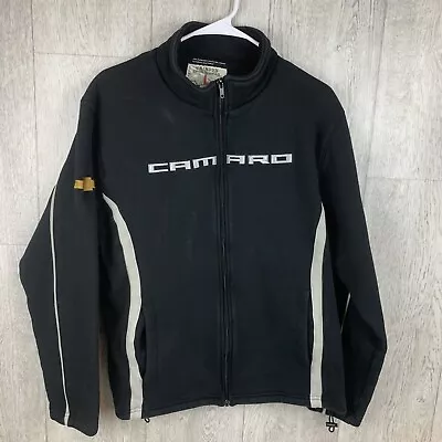 Chevy CAMARO Logo Jacket Racing Embroidered Softshell GM Licensed Black Large • $35