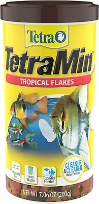 Min Nutritionally Balanced Tropical Flake Food For Tropical Fish • $18.14