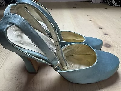 Gorgeous Rare Vintage Peter Fox Silk Wedding Shoes Sz 9.5 • $25