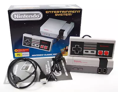 Nintendo Entertainment System (NES) Classic MINI Console With 30 Games *HDMI* • $161.95