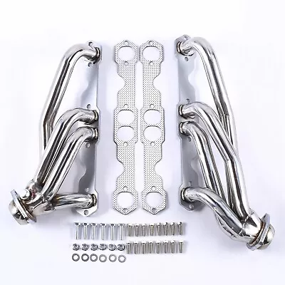 Fit Chevy GMC 88-97 5.0L/5.7L 305 350 V8 Stainless Steel Exhaust Headers Truck • $128.99