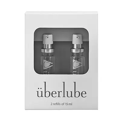 Uberlube Überlube Good To Go Refills – Silicone Luxury Lubricant 2x15ml • $39.95