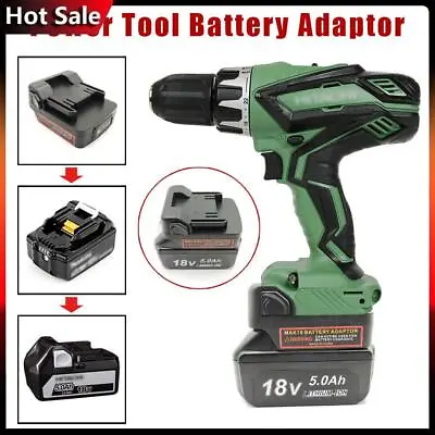 $25.48 • Buy For Makita 18V LXT Li-Ion Battery To Hitachi 18V Drill Tools Adapter Converter
