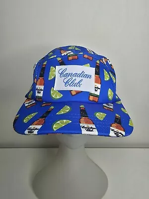 Canadian Club Hat Whisky Bottle And Lime Wedge Print New Without Tags • $24.99