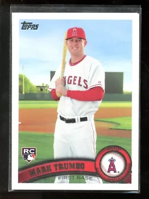 2011 Topps #57 Mark Trumbo Angels Rookie Mint A0947 • $1.79