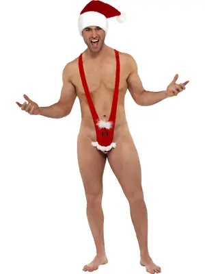 Santa Mankini Adult Mens Novelty Fancy Dress Secret Santa Joke Present • £12.99