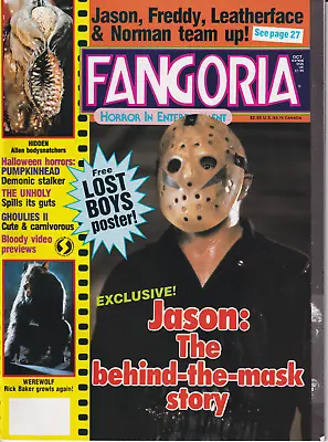 Fangoria - #68 Vol.7 - Rivista Horror - 1987 - Jason The Behind The Mask Story • $49.95
