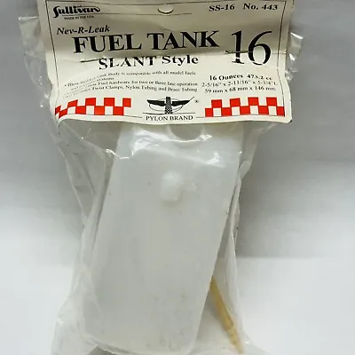 Sullivan 16oz RC Model Airplane Fuel Tank Slant Style SS-16 No.443 NEW • $8.99